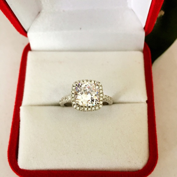 Size 7 925 sterling Silver Wedding Rings - Picture 2 of 4